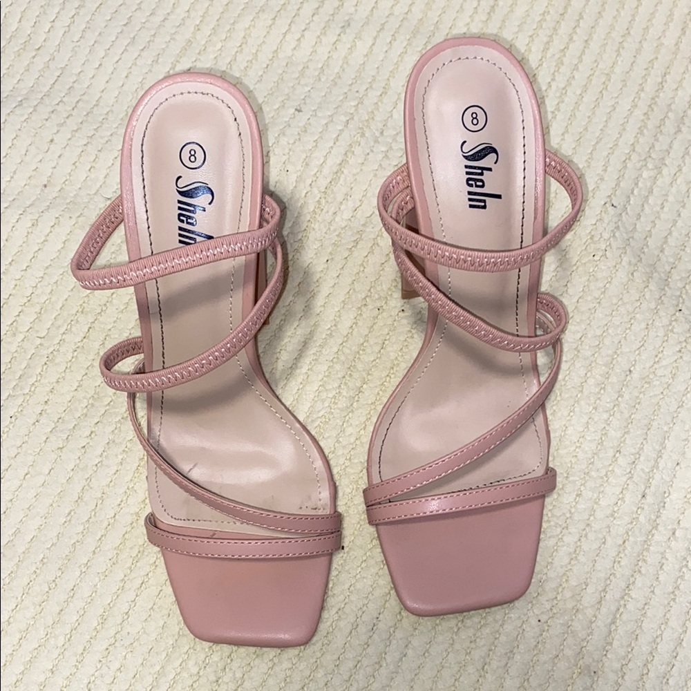 SHEIN Nude Pink Minimalist Heels✨